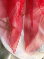 Red Oversized Hair Clip | Veil Bow | Sailor with Long Tails | Wedding Accessory